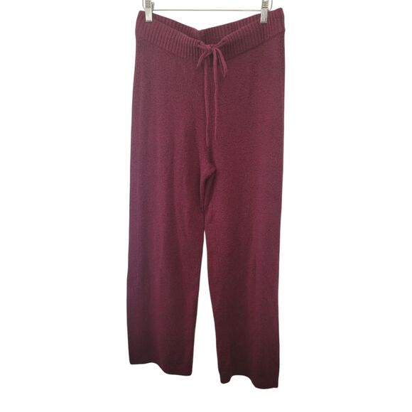 Time and Tru Pants - Time and Tru Burgundy Knit Pull On Pants Size Medium